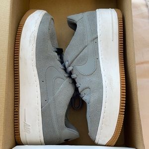 Gray suede af1s sage lows